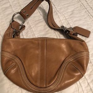 Coach brown shoulder bag